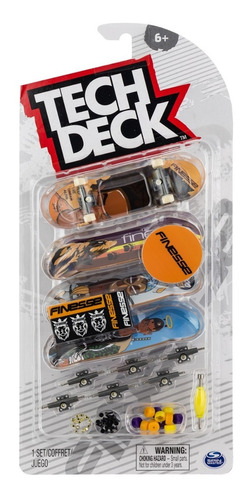 Pack 4 Finger Skate Tech Deck Modelo A Eleccion Original
