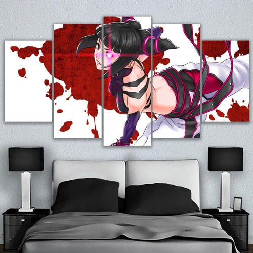 5 Cuadros Canvas Juri Han Feng Shui Engine Street Fighter 4