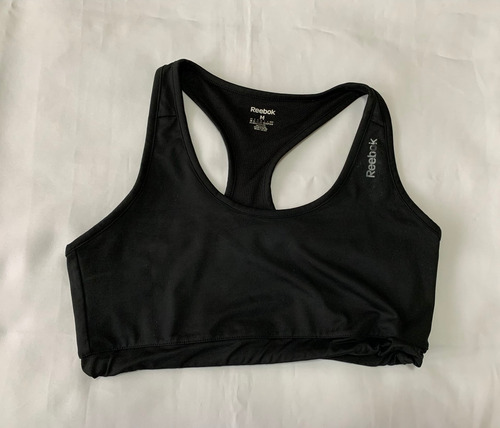 Top Deportivo Reebok Talla M Negro Para Dama Negro Lisa M (Usado)