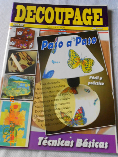 Revista Artesana - Decoupage - Tecnicas Basicas - N°1 - 2011