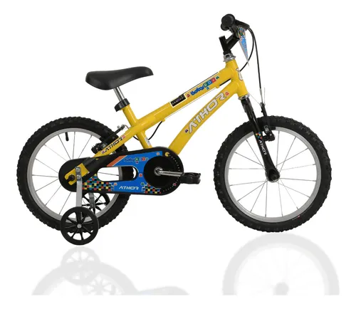 Bicicleta Aro 16 Mtb Infantil Athor Baby Boy C Rodinhas