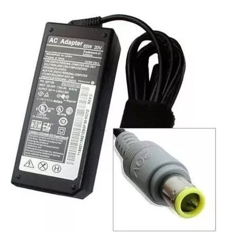 Cargador Lenovo 20v 3.25a 65w 7.9mm X 5.5mm