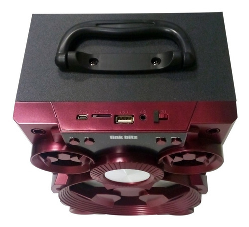 Imagen 2 de 3 de Bocina Bluetooth Recargable Usb, Vb6028bt Link Bits Full