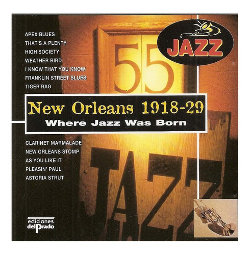 Cd New Orleans 1918-29 Where Jazz Was Born