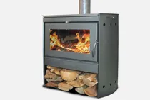 Comprar Estufa Calefactor Leña Doble Combustión  Alcazar Tirolesa 