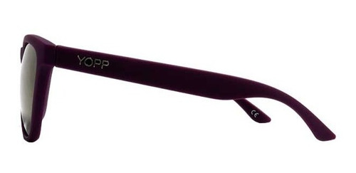 Imagem 4 de 5 de Óculos De Sol Yopp Polarizado Uv400 Tulipa Roxa
