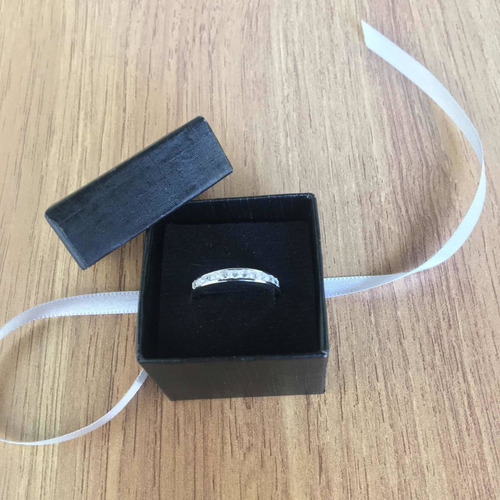Imagen 8 de 10 de Anillo Churumbela De Plata Ley .925 Con Circonias Agálea