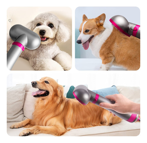 Secador De Pelo Para Mascotas Con Cepillo Slicker, Hanmei