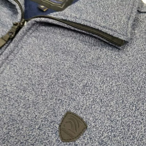 Campera Clásica Davor Frisa Jaspeada Algodón Abrigo Joggins