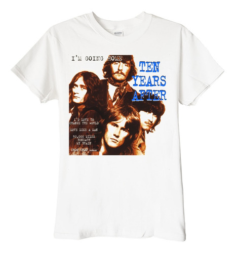 Polera Ten Years After Im Going Home Rock Abominatron