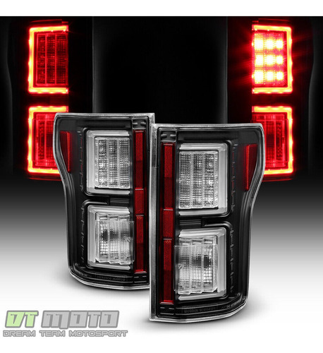 Par Micas Traseras Negro Led Ford F-150 Xl 2015 5.0l