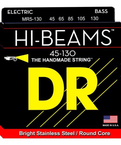 Dr Handmade Strings Dr Hi-beam - Cuerdas De Guitarra De Bajo