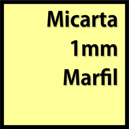 Imagen 2 de 3 de Micarta Peu Marfil 300mm X 240mm X 1mm