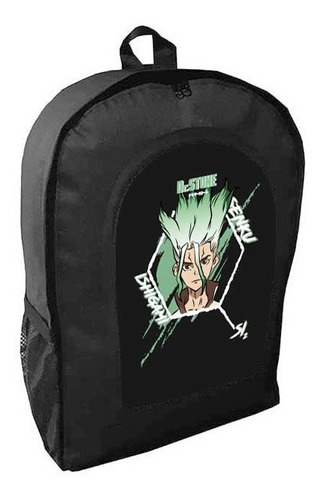 Mochila Negra Dr. Stone  #69