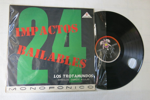 Vinyl Vinilo Lp Acetato Los Trotamundos 24 Impactos Bailable