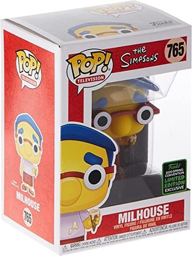 Funko Pop! Los Simpsons: Milhouse (eccc) Exclusivo #765