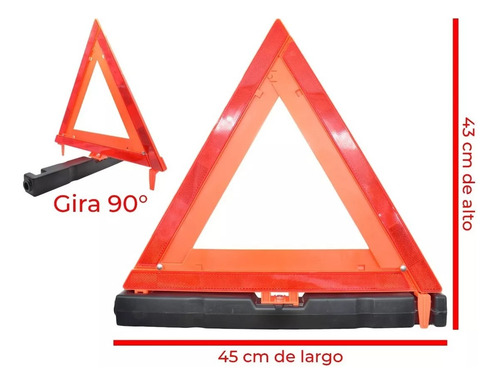 Kit De Seguridad Con Extintor Y Triangulo Emergencia Auto