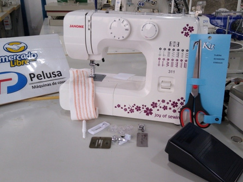 Imagen 6 de 9 de Janome 311 + Tijera Y Falso Overlock De Regalo!! Gtia. 1 Año