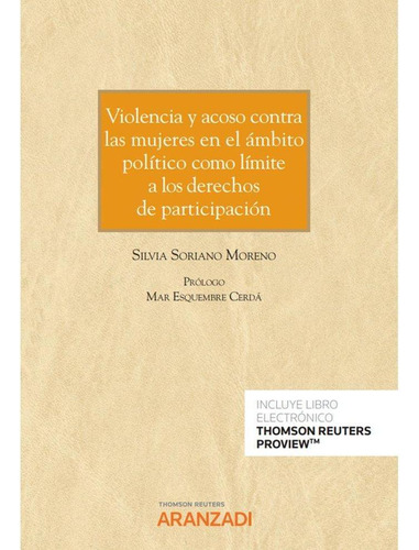 Libro: Violencia Y Acoso Contra Las Mujeres En El Ambito Pol