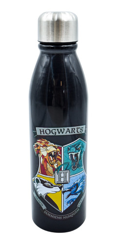 Botella Termo Agua Harry Potter Hogwarts Aluminio 600ml 