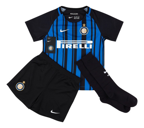 Conjunto Inter De Milan Nike Niño Equipo Futbol Italia 