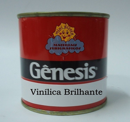 Tinta Vinilica Brilhante 225ml Genesis Metalica Ouro