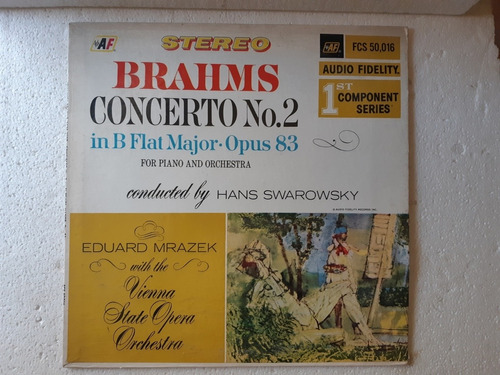 Disco Lp Brahms / Concerto 2 In B Flat Major Opus 83 