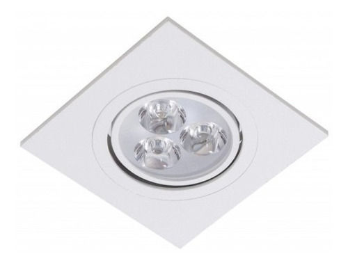 Kit de color Sanca Cool White, 10 unidades, de 3 W, con dirección cuadrada
