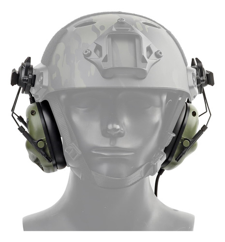 Casco Auriculares Orejeras Orejeras Defensor Para Ptt Radio
