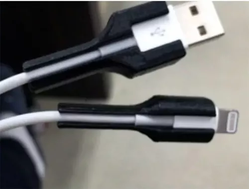 Protector De Cargador iPhone Apple Cables Usb X2 Pares
