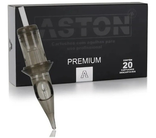 Cartucho Aston Premium Tattoo Tatuagem 20 Unidades +