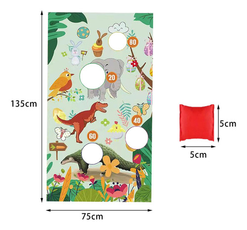 . Sandbag Throwing Game Toss Game Set Para Fiestas