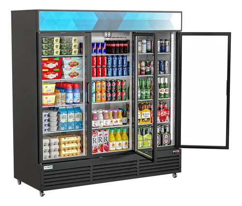 Koolmore Mdr-3gd-63c 3 - Refrigerador Comercial De Vidrio, R