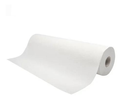 Rollo Papel Cubrecamillas Blanco X 100 Mts Descartable