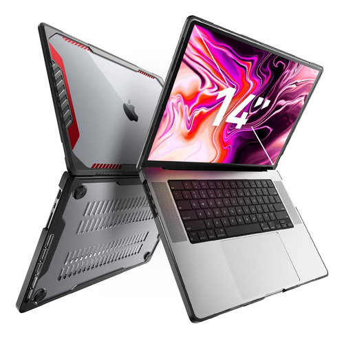 Funda Supcase Para Macbook Pro 14 M1 Pro/max Red