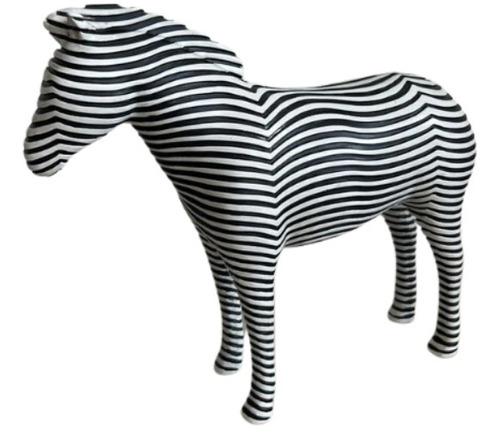 Escultura De Zebra Em Poliresina