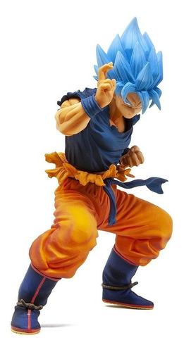 Figura Goku Modo Dios Dragon Ball Pelo Azul | MercadoLibre