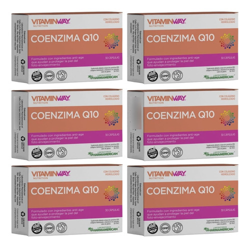  Coenzima Q10 Anti-age X 180 Capsulas Vitamin Way