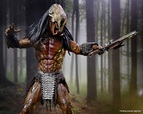 Action Figure Predador Prey Neca Avp Alien Scar Boneco Feral