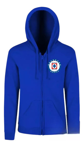 Hoodie Con Cierre Sudadera + Gorra Cruz Azul Moda