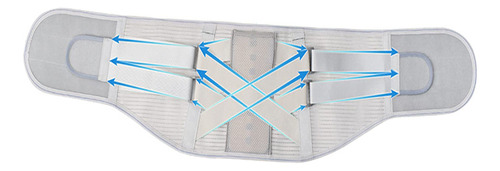 Cinturón De Soporte Lumbar Con Soporte De Placa De Acero Y F