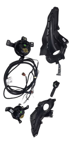 Kit Farol Milha Neblina Chicote Dianteiro Gm Onix 2021 2023 (Usado)
