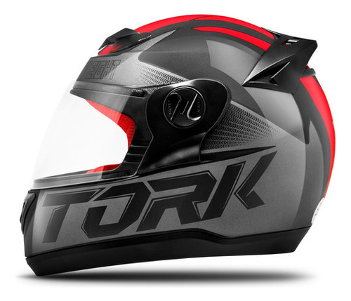 Capacete Moto Pro Tork Evolution G7 60 Cor Preto/vermelho