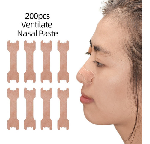 Tiras Antirronquido Para Facilitar La Respiración, 200 Pzas