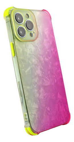 Funda Tipo Marmol Brillos Color Para iPhone 11 12 13 Pro Max