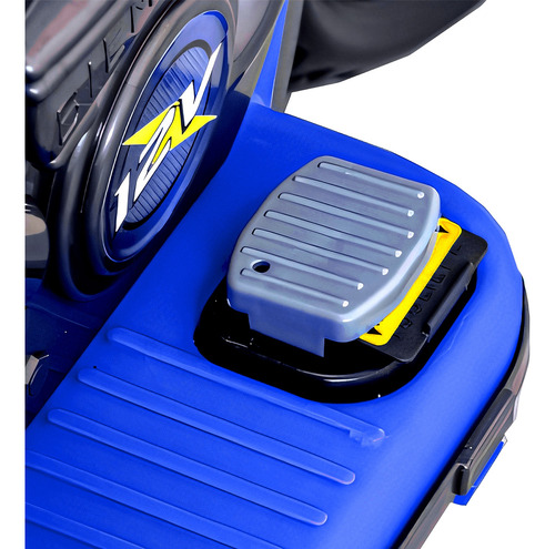 Moto Sprint Turbo Power Elétrica Cor Azul 12v C/ Luz E Som Biemme