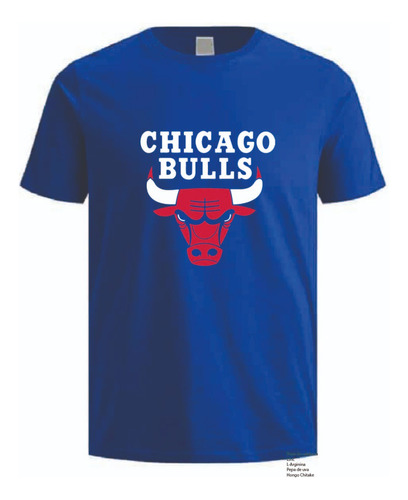 Polera Chicago Bulls Basketball Deporte Usa  Natural King