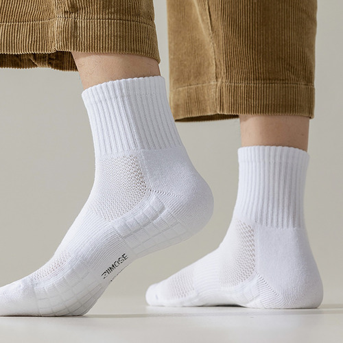 Calcetines Deportivos De Algodón Para Hombre, Transpirables