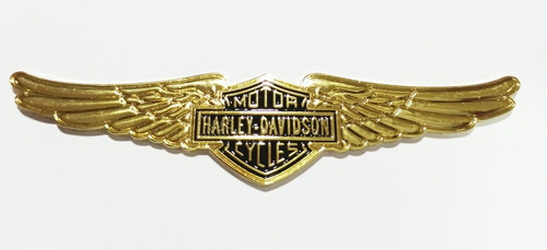 Emblema Harley Davidson Alas Dorado