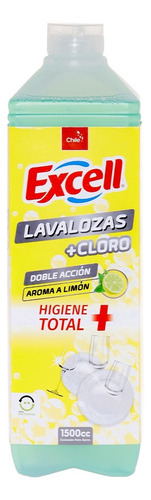 Lavalozas + Cloro Aroma Limon 1500cc Excell